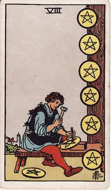 Eight of Pentacles